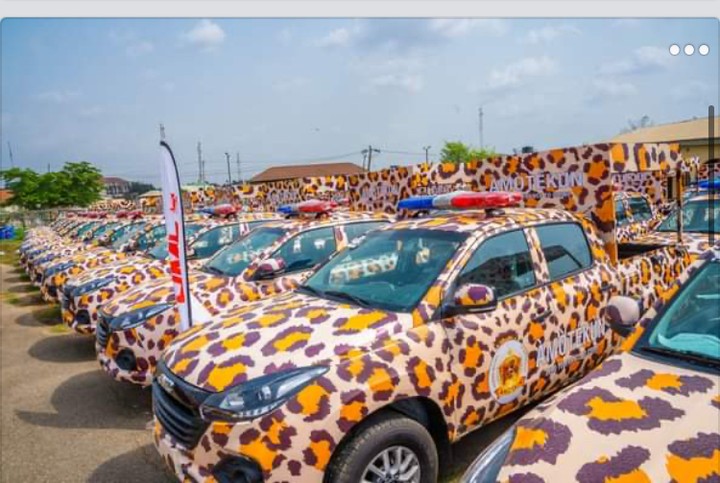 OYO STATE GOVERNMENT GETS 100 JMC OPERATIONAL  SECURITY VEHICLES